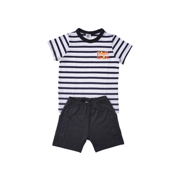 T-Shirt & Short Set (Stripe)