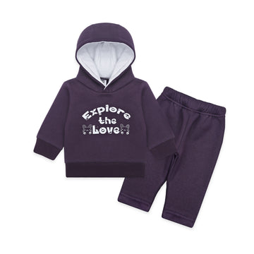 Newborn baby hoodie and trouser winter
