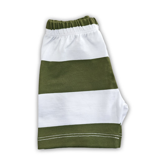 Baby Short ( White-Olive )