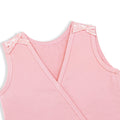 Soft pink sleeveless baby girl romper with shoulder bows, lightweight summer cotton outfit for newborns and infants. #BabyGirlRomper #PinkBabyOutfit #NewbornClothes #InfantRomper #SleevelessBabySuit #SummerBabyWear #CottonBabyClothes #BabyGirlStyle #BabyFashionPakistan #ComfortableBabyWear