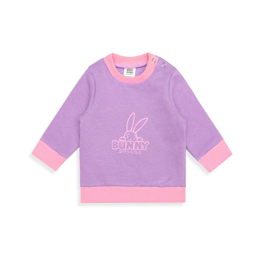 Bunny Print Sweatshirt & Trouser