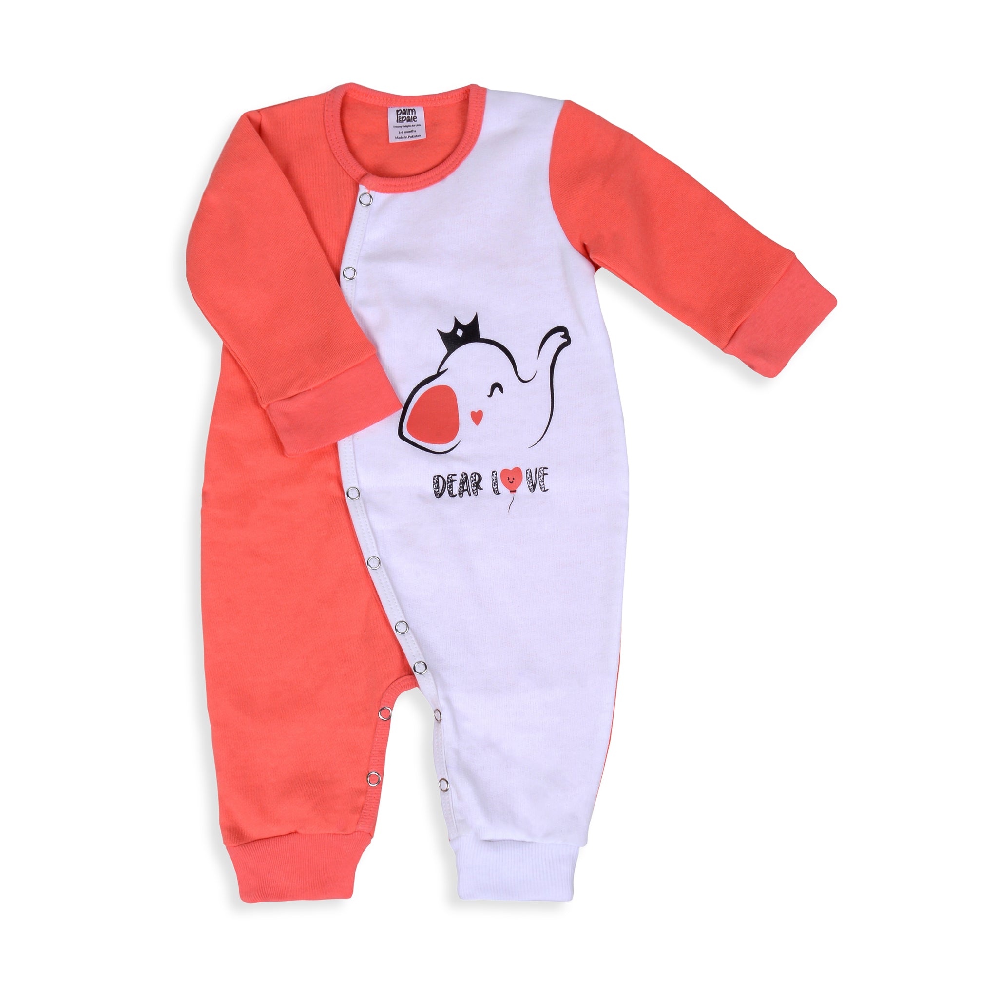 Full Length Elephant Baby Romper