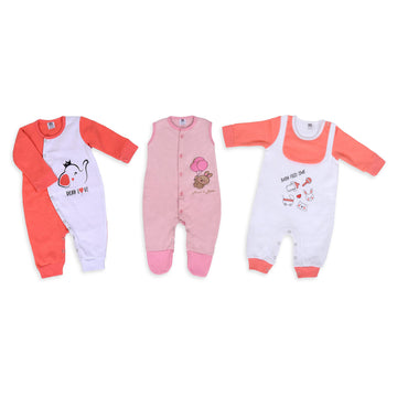 Set of 3 Pack Baby Romper