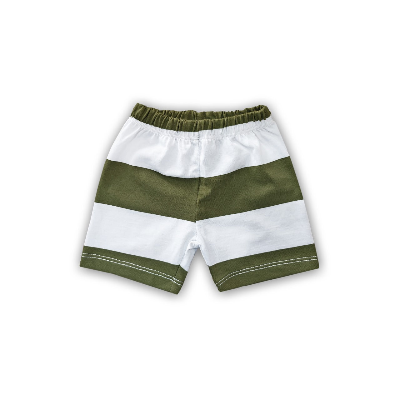 Baby Short ( White-Olive )